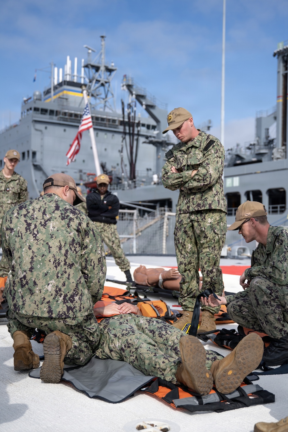 NMRTC San Diego Sailors Participate in Readiness Training aboard USS Fort Worth