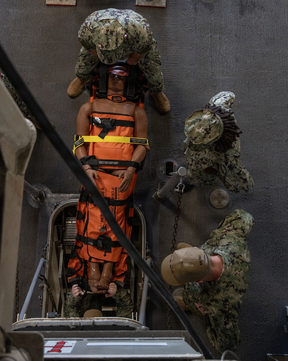 NMRTC San Diego Sailors Participate in Readiness Training aboard USS Fort Worth