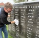 Army Volunteers participate in memorial park cleanup