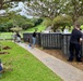 Army Volunteers participate in memorial park cleanup