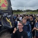 Army Volunteers participate in memorial park cleanup