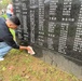 Army Volunteers participate in memorial park cleanup