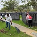 Army Volunteers participate in memorial park cleanup