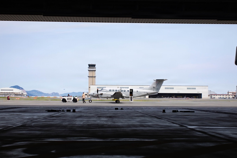 Maj. Weeks final flight at MCAS Iwakuni