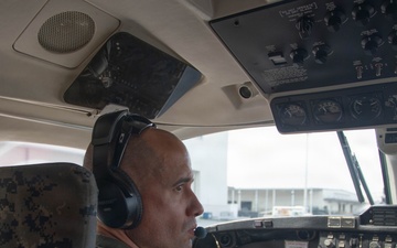 Maj. Weeks final flight at MCAS Iwakuni