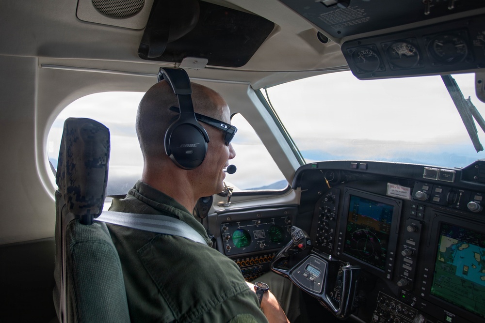 Maj. Weeks final flight at MCAS Iwakuni