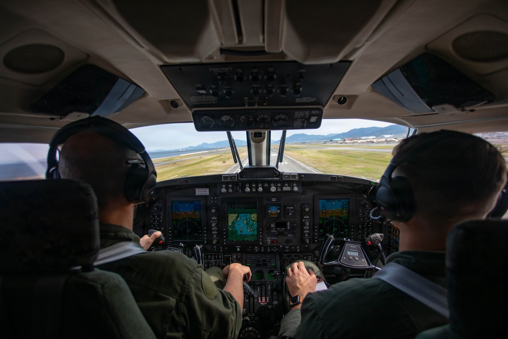 Maj. Weeks final flight at MCAS Iwakuni