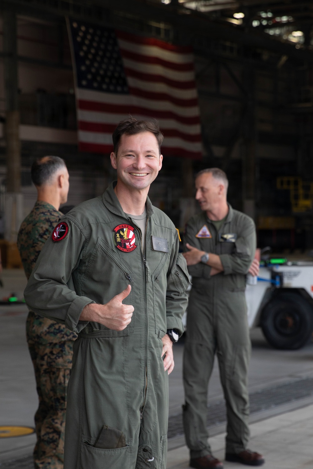 Maj. Weeks' final flight at MCAS Iwakuni