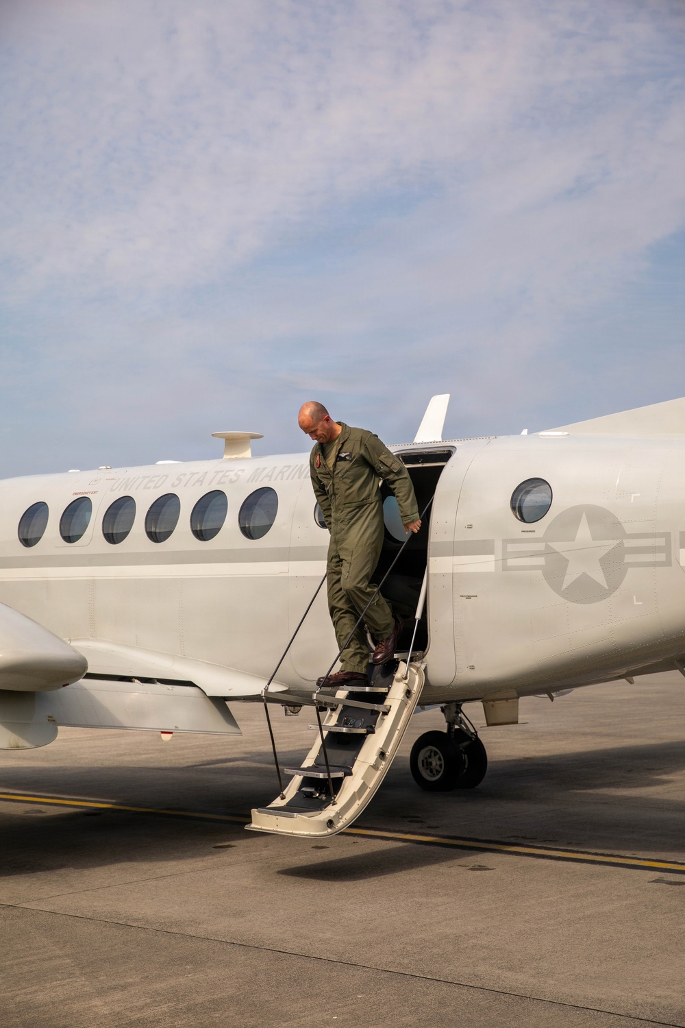 Maj. Weeks' final flight at MCAS Iwakuni