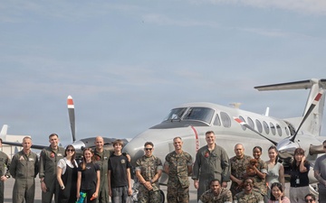 Maj. Weeks' final flight at MCAS Iwakuni