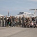 Maj. Weeks' final flight at MCAS Iwakuni