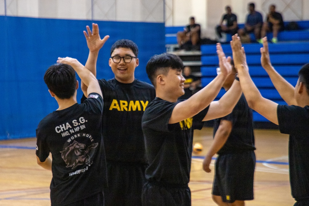 Champion Brigade at Dodgeball Competition for KATUSA Friendship Week