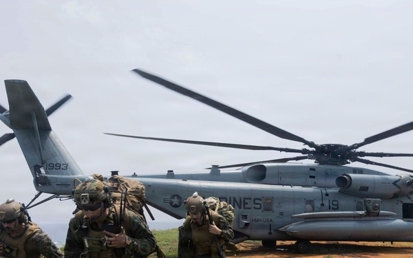 5th Air Naval Gunfire Liaison Company Marines conduct close air support