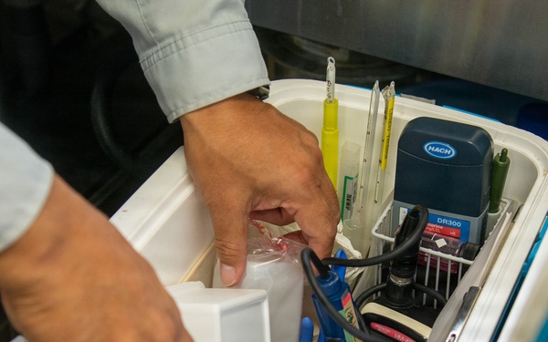 Navy environmental team ensures CFAY drinking water exceeds quality standards