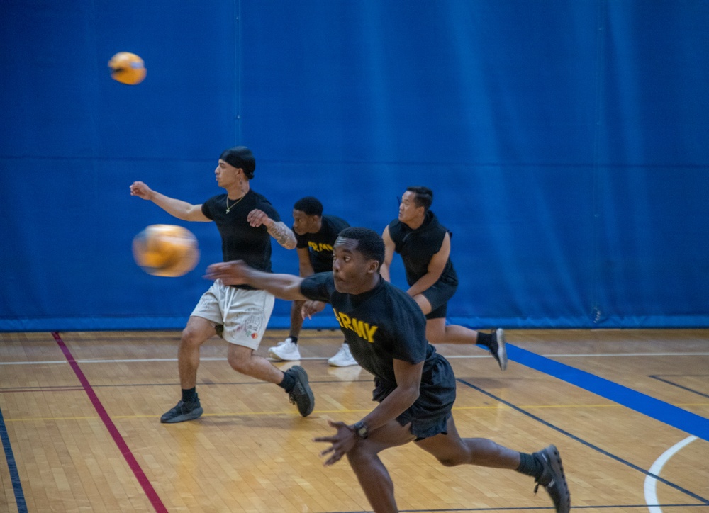 Champion Brigade at Dodgeball Competition for KATUSA Friendship Week