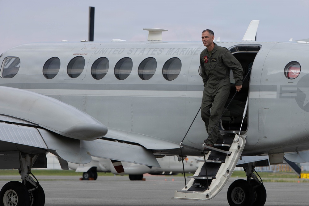 Lt. Col. Mendizabal's final flight