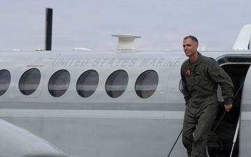 Lt. Col. Mendizabal's final flight