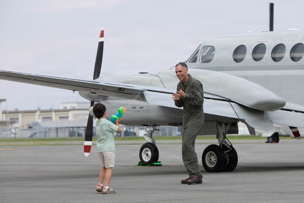 Lt. Col. Mendizabal's final flight