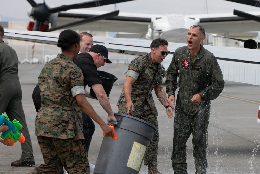 Lt. Col. Mendizabal's final flight