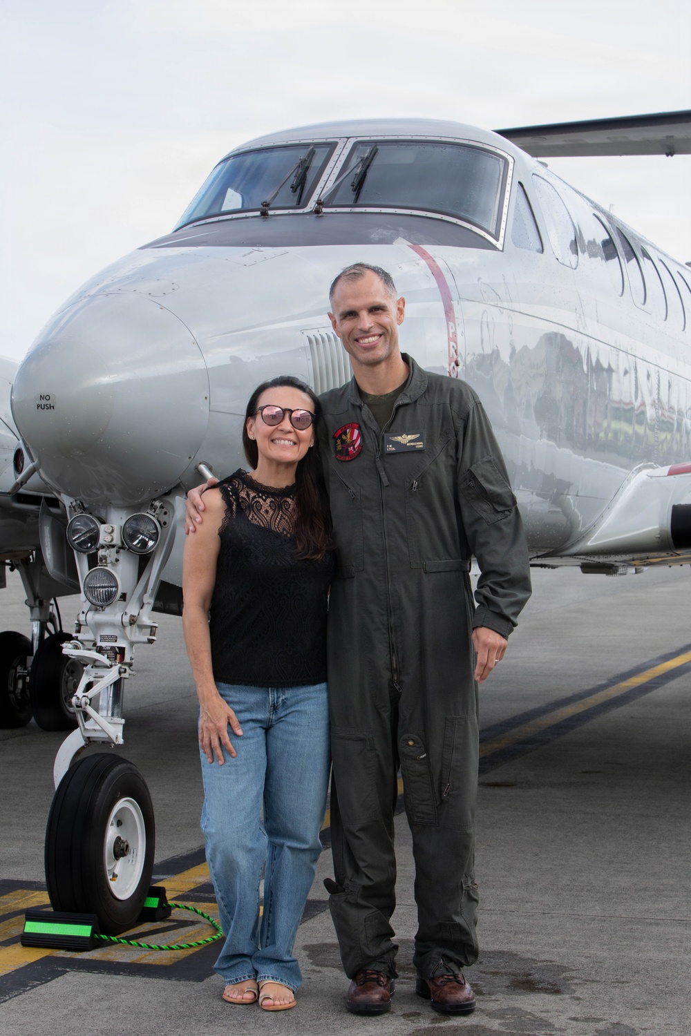 Lt. Col. Mendizabal's final flight