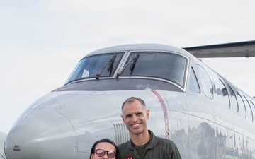 Lt. Col. Mendizabal's final flight