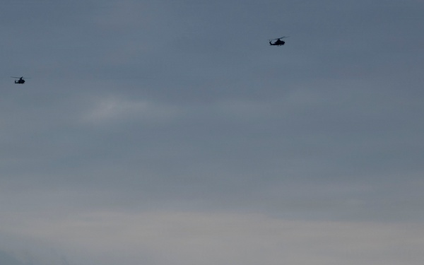 5th Air Naval Gunfire Liaison Company Marines conduct close air support