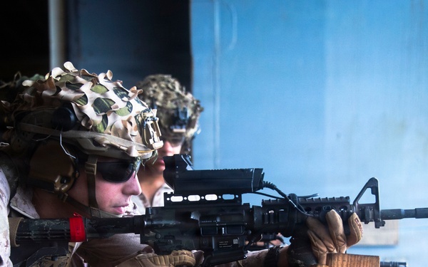 U.S. Marines Conduct Combat Marksmanship Program Aboard USS Boxer