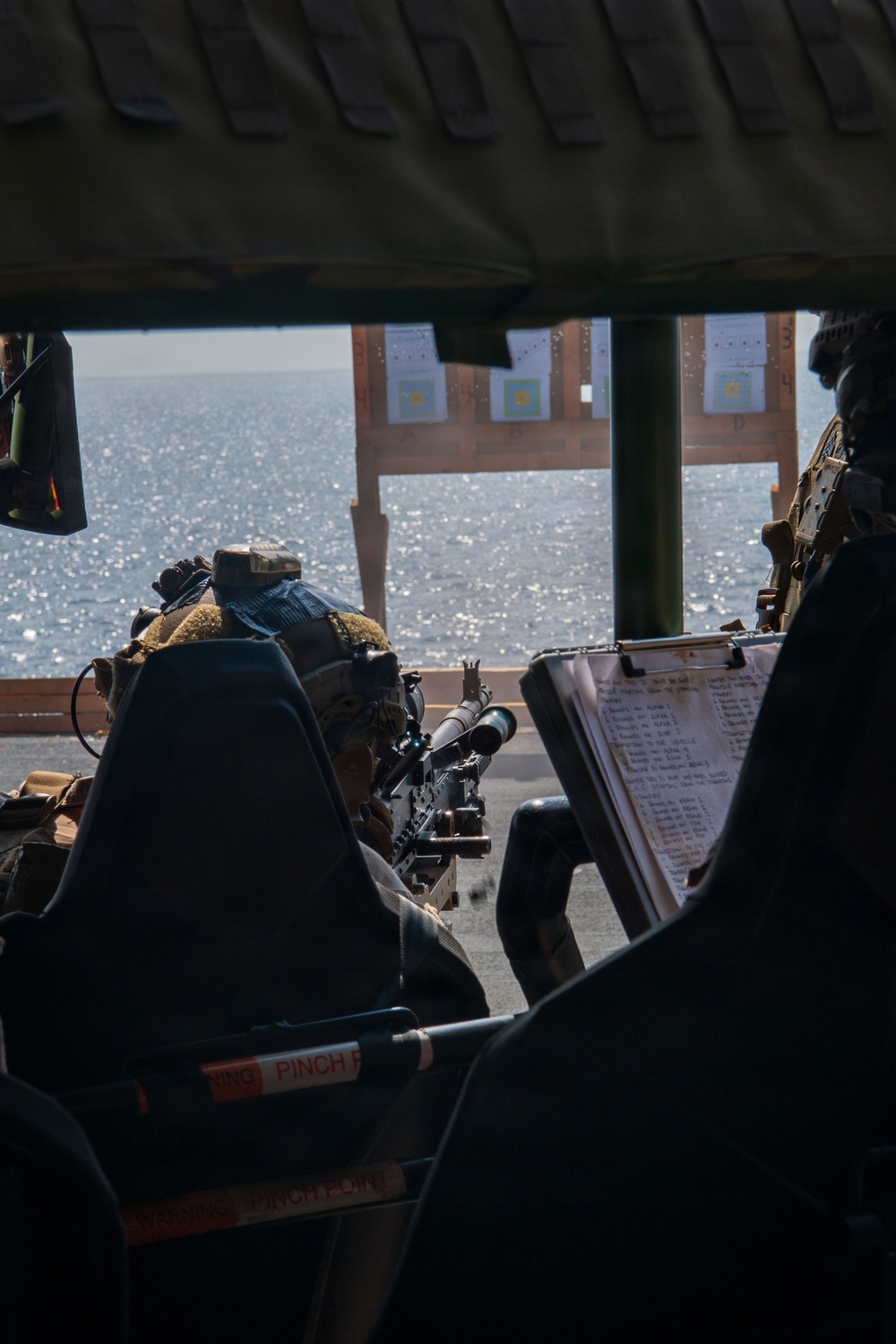 U.S. Marines Conduct Combat Marksmanship Program Aboard USS Boxer
