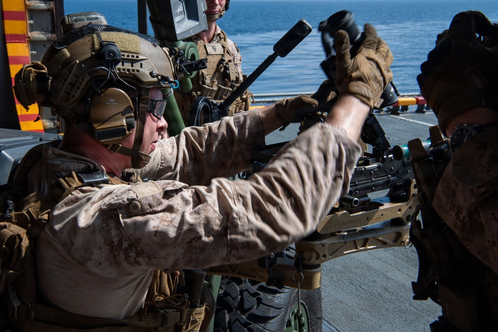 U.S. Marines Conduct Combat Marksmanship Program Aboard USS Boxer