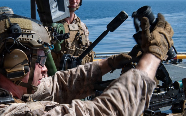U.S. Marines Conduct Combat Marksmanship Program Aboard USS Boxer