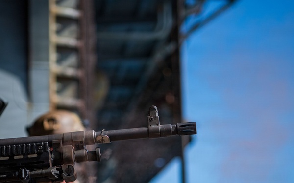 U.S. Marines Conduct Combat Marksmanship Program Aboard USS Boxer