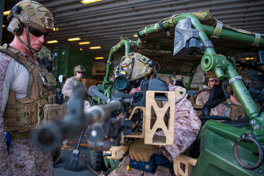 U.S. Marines Conduct Combat Marksmanship Program Aboard USS Boxer