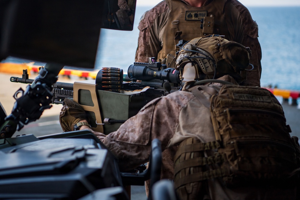 U.S. Marines Conduct Combat Marksmanship Program Aboard USS Boxer