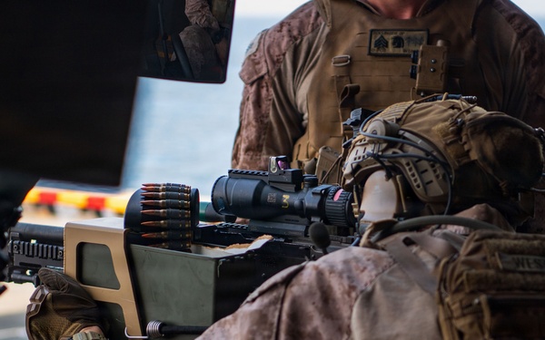 U.S. Marines Conduct Combat Marksmanship Program Aboard USS Boxer