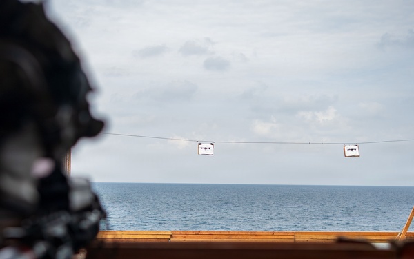 U.S. Marines Conduct Combat Marksmanship Program Aboard USS Boxer