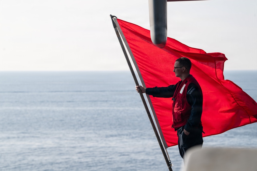 USS Boxer Conducts RAS with USNS Alan Shepard