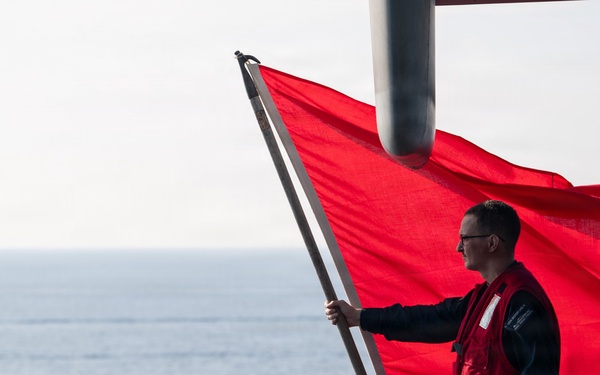 USS Boxer Conducts RAS with USNS Alan Shepard