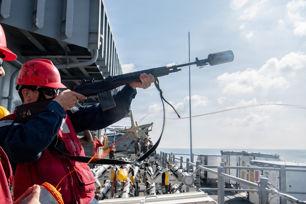 USS Boxer Conducts RAS with USNS Alan Shepard