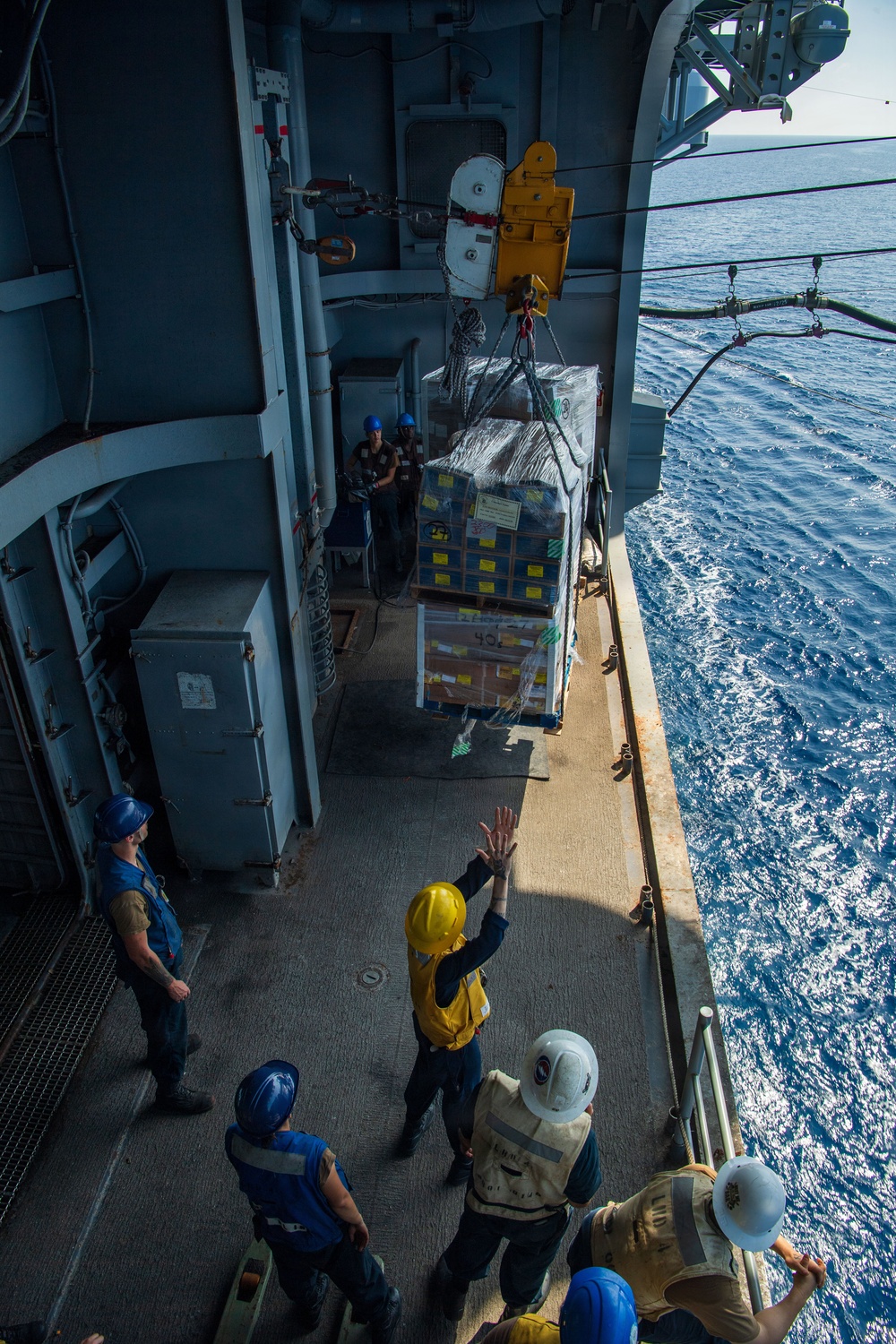 USS Boxer Conducts RAS with USNS Alan Shepard