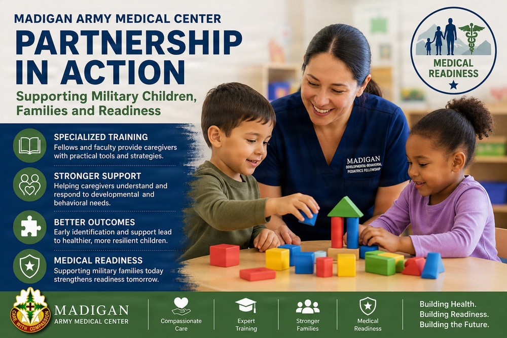 Madigan pediatric fellowship partners with Child Development Centers to support military families and readiness