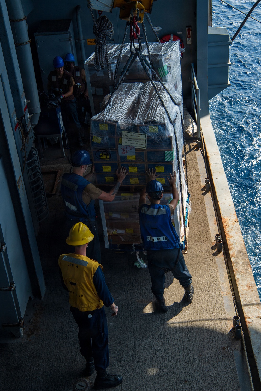 USS Boxer Conducts RAS with USNS Alan Shepard