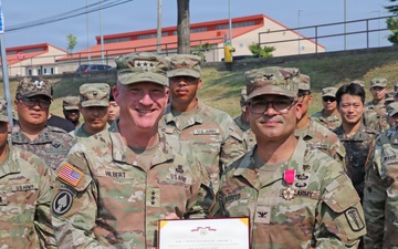 65th Medical Brigade Welcomes New Commander in Change of Command Ceremony
