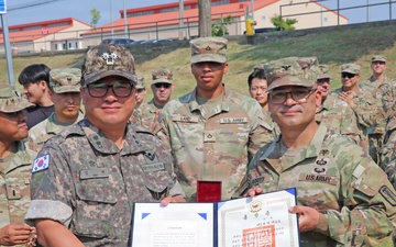 65th Medical Brigade Welcomes New Commander in Change of Command Ceremony