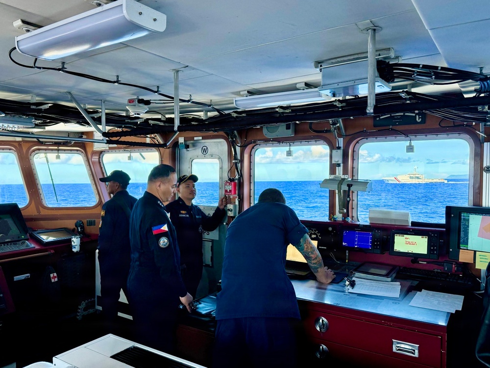 U.S., Philippine Coast Guards conduct joint sail off Guam