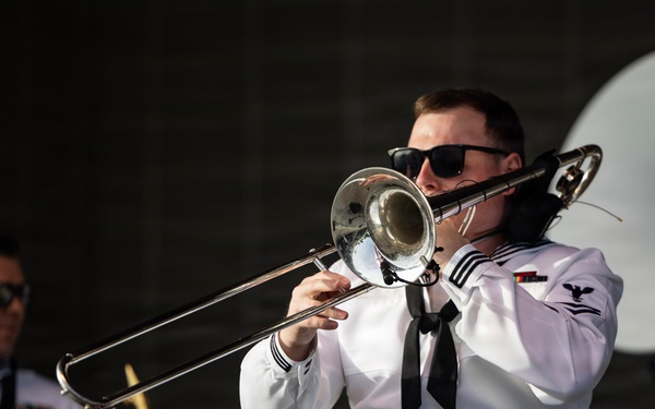Navy Band Northwest Rocks the SumTur Amphitheatre During Omaha Navy Week