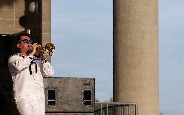 Navy Band Northwest Rocks the SumTur Amphitheatre During Omaha Navy Week