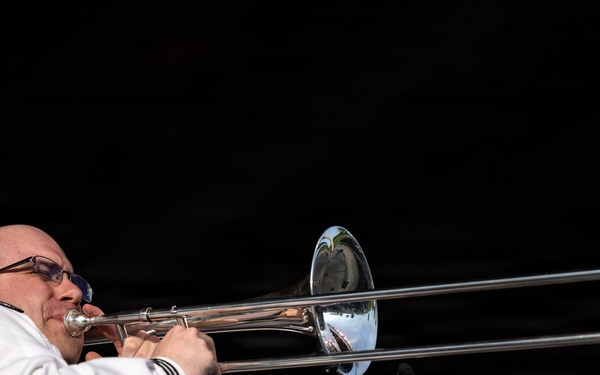 Navy Band Northwest Rocks the SumTur Amphitheatre During Omaha Navy Week