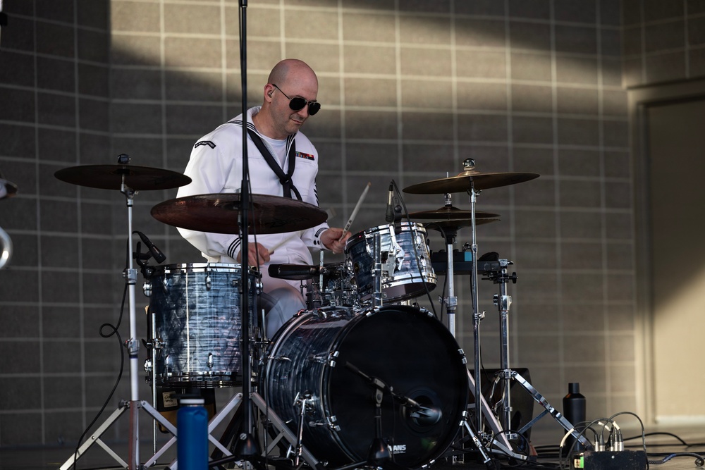 Navy Band Northwest Rocks the SumTur Amphitheatre During Omaha Navy Week