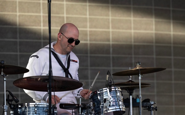 Navy Band Northwest Rocks the SumTur Amphitheatre During Omaha Navy Week