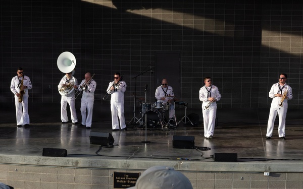 Navy Band Northwest Rocks the SumTur Amphitheatre During Omaha Navy Week